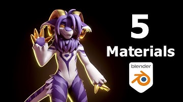 Plushmellow (commission) || Blender character creation process || Part 5 - Materials