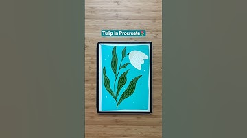 Procreate art🌷 #art #artshorts #arttutorial #procreate #create #drawing #fyp #artwork #easyart