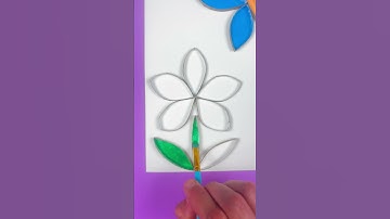 WOW! 🌀✨ Easy Tube Drawing Trick for Kids! #drawing #kidsvideo