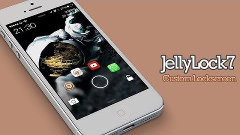 JellyLock7 - iOS 7 LockScreen Tweak (Cydia)