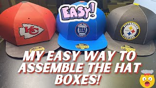 Quick & Easy way to make Baseball Cap Hat Boxes - In only 30 minutes! New Video Available on Channel screenshot 1