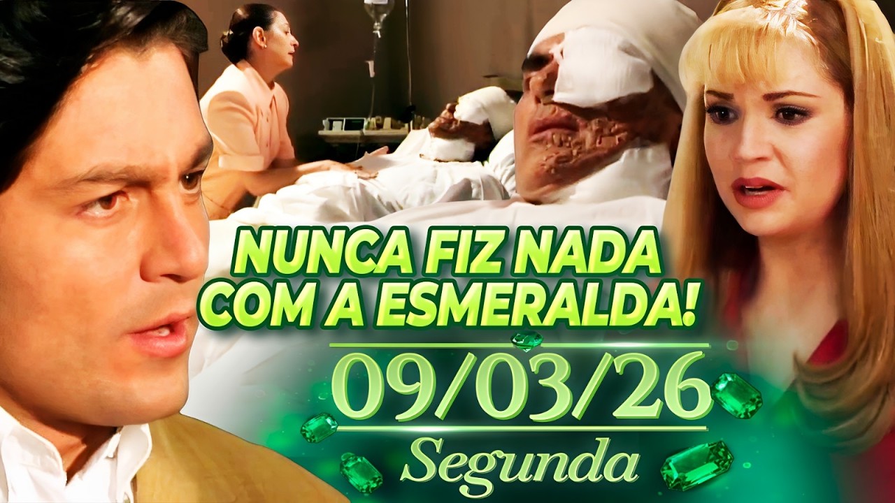 Esmeralda - (09/03/2026) Capítulo 85 l Segunda-Feira, SBT, Ao Vivo. Novelas da Tarde.