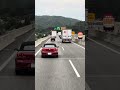 大型トラック撮影中この赤の車は車線変更する必要があるのかなあ💦#トラック #automobile