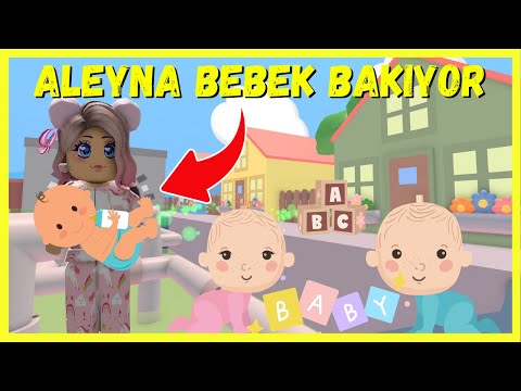 ALEYNA BEBEK BAKIYOR👩‍🍼ROBLOX ESCAPE THE DAYCARE