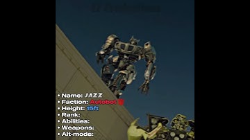 Thumbnail of Transformers Profiles // Part 4 // Jazz #transformers