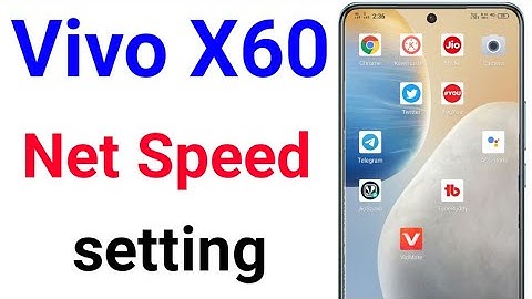 how to show net speed in Vivo x60 | Vivo X60 Net speed setting