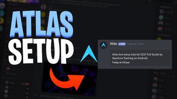 How to setup Atlas bot discord | Levelling bot discord | Best bot for moderation and utility | Atlas
