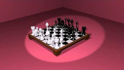 Blender Chess Board Animation