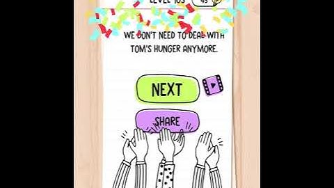 Brain Test: Tricky Puzzles Level 103 Walkthrough Solution Answers Solved