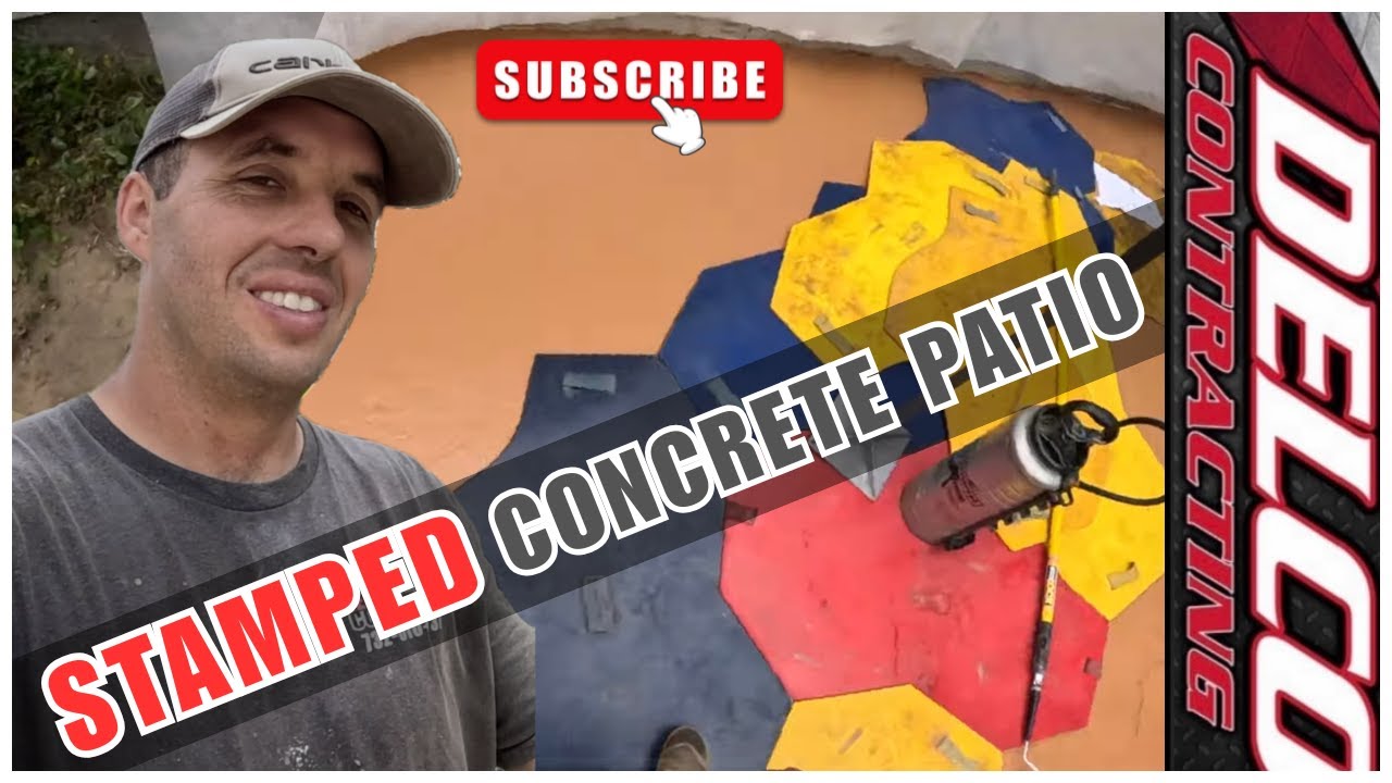 Did We Order Enough Concrete???😱Stamped Concrete Patio!!!