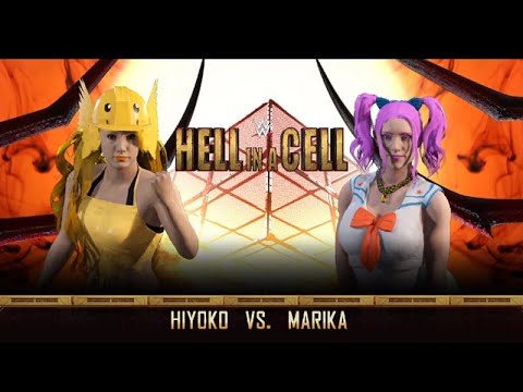 【WWE 2K22】赤羽根ひよこ vs マリカ・マツリカ