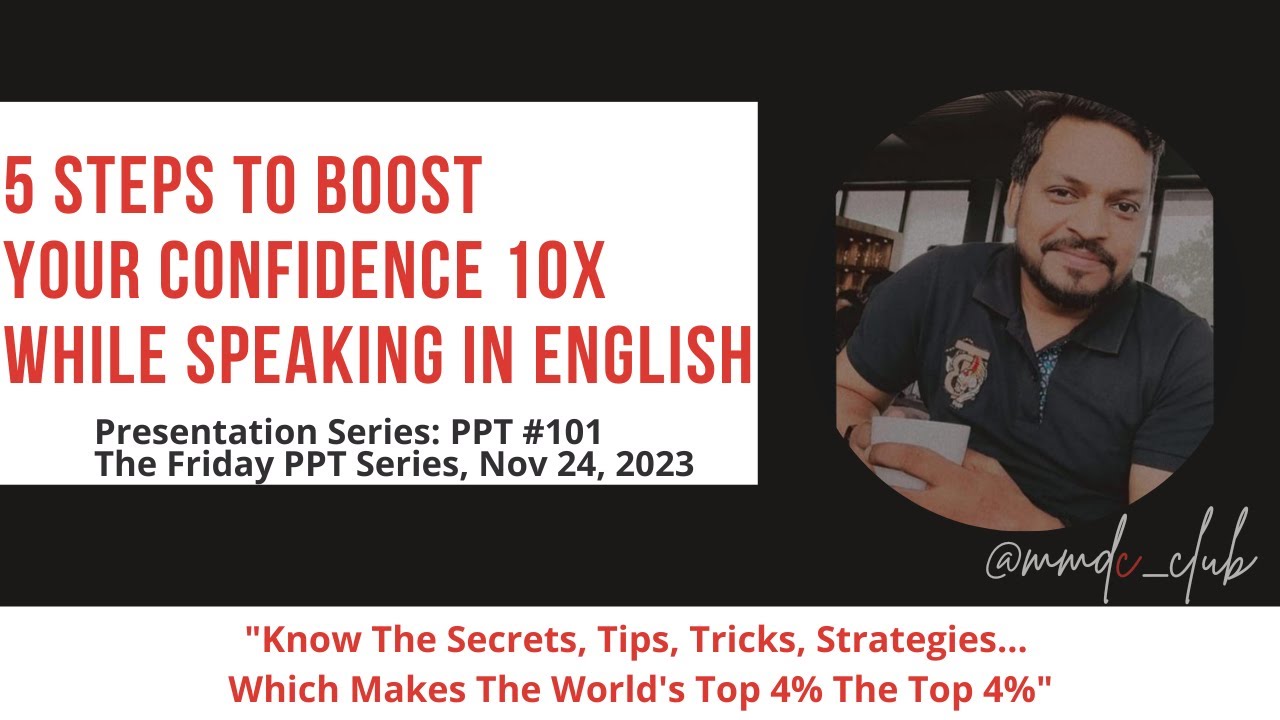 5 Steps To Boost Your Confidence 10 Times While Speaking English - YouTube