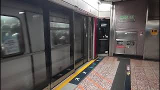 MTR TWL M train A283/A268 Arrive Prince Edward Station Platform 4