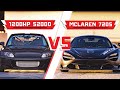 1200HP S2000 vs McLaren 720S | Driver Battles: Drag Edition