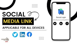 How to implement social media links in android Studio |Social Media Link |Social Media Link Tutorial screenshot 4