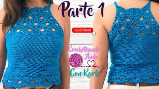 Blusa tejida a crochet -  😍 Modelo 