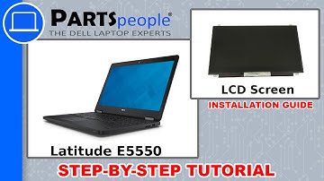 Dell Latitude E5550 LCD Screen Replacement Video Tutorial