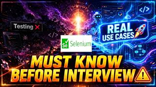 Selenium Use Cases You MUST Know (For Interviews & Real Projects)