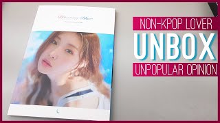 Non-Kpop Fan: CHUNG HA Blooming Blue Album Unbox
