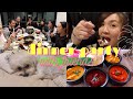 dinner party with friends// overdue weekend vlog