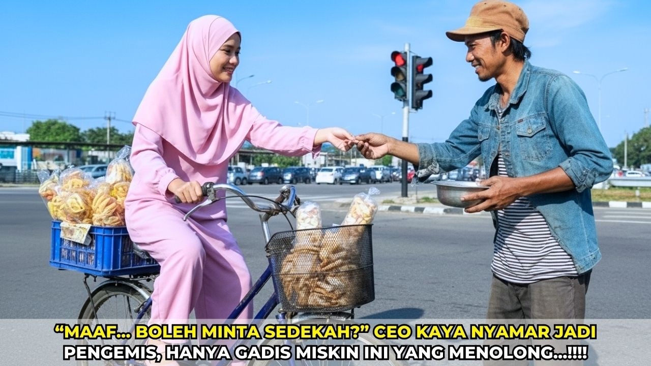 “Maaf… Boleh Minta Sedekah?” CEO Kaya Nyamar Jadi Pengemis, Hanya Gadis Miskin Ini yang Menolong!