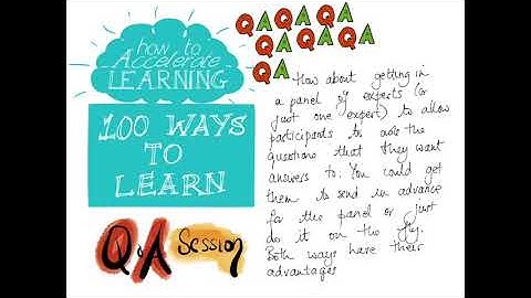 100 Ways to Learn #63 Q&A Session | The Learning and Performance Institute
