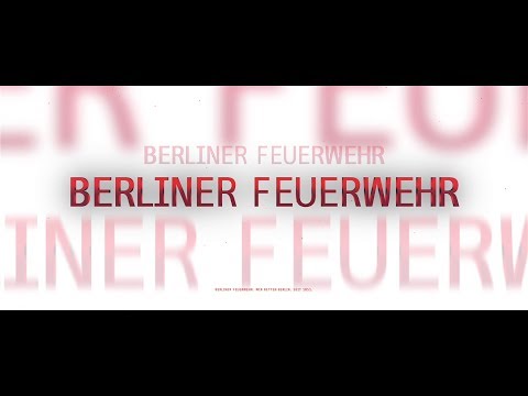 Imagefilm der Berliner Feuerwehr