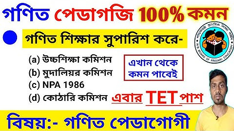 গণিত পেডাগোগী || Maths Pedagogy For Primary Tet || Primary Tet Prepration 2022 | BISWA JOY