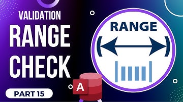 BTEC Level 3 IT - Unit 2 Databases - RANGE CHECK VALIDATION - Part 15