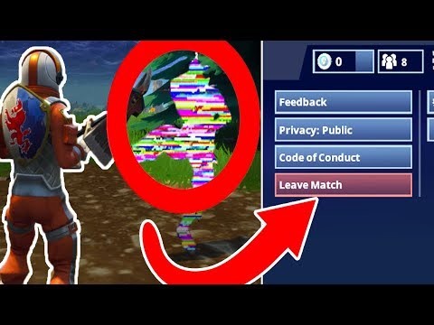 if you see this player in fortnite leave the game immediately smotret video besplatno onlajn - how to leave match in fortnite pc