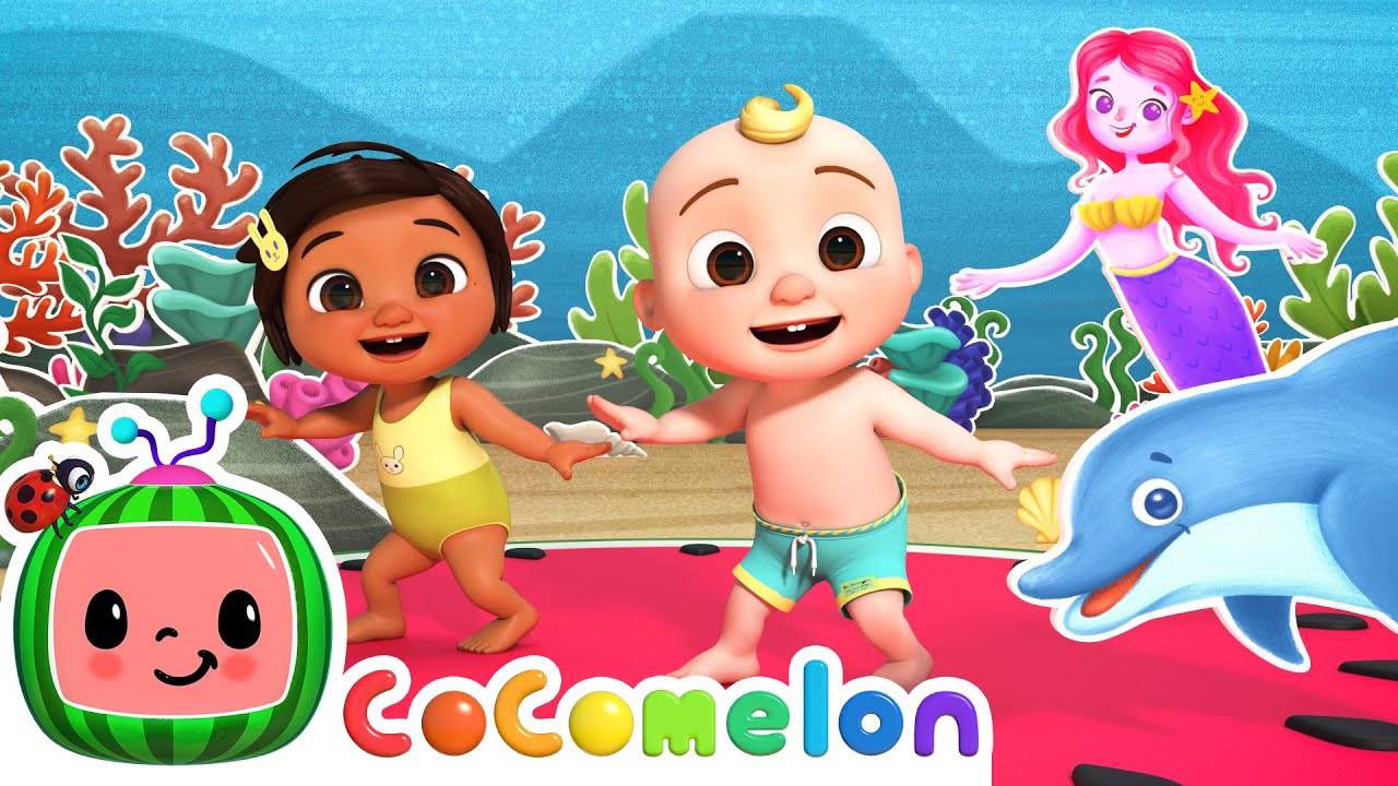 ⁣Mermaid Song Dance Party | CoComelon Nursery Rhymes & Kids Songs