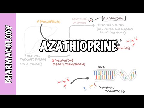Azathioprine - Pharmacology, mechanism of action, side effects,
