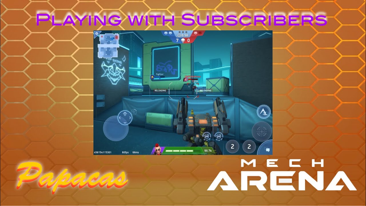 Mech Arena - Playing with Subscribers: Fighter