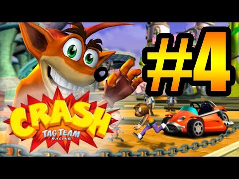 Прохождение Crash Tag Team Racing (PS2) #4 - Tomb Town