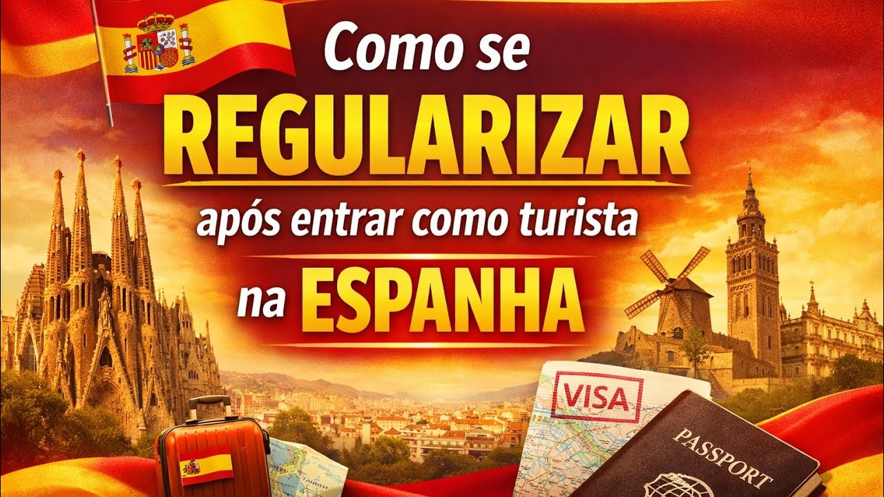 Como se regularizar após entrar como turista naEspanha🇪🇦