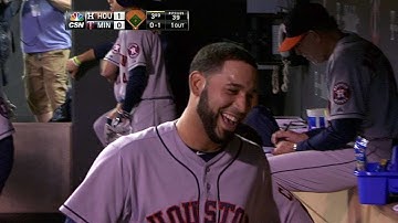 HOU@MIN: Gonzalez blasts a solo dinger to right field