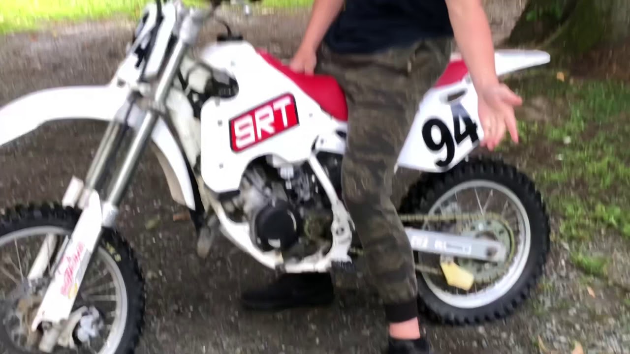 How to bump start a dirt bike YouTube