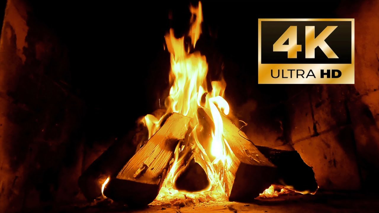 10 Hours Of Relaxing Fireplace Sounds- Burning Crackling Fire Sounds ...