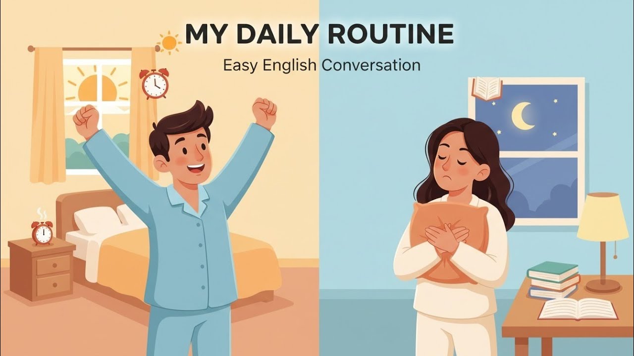 Talk About Your Daily Routine! | Easy English conversation
