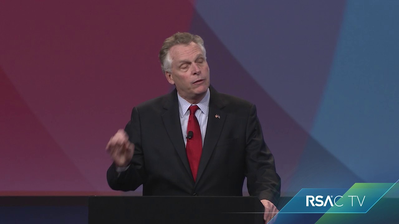 We Need to Lean In: Gov. McAuliffe (D) of Virginia | RSAC 2017