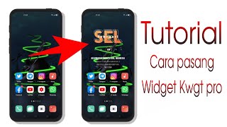 TUTORIAL CARA PASANG WIDGETS KWGT PRO screenshot 3