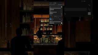 Rendering a hotel bar | #shorts #interiordesign
