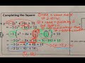 Mpm2d  lesson 46  completing the square