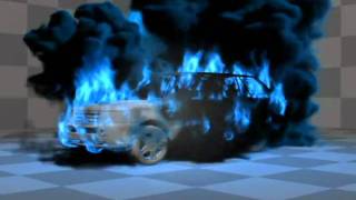 FumeFX Car Explosion WIP