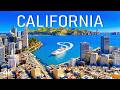 [4K] California 🇺🇸 Pacific Coast Magic | Beaches, Cliffs &amp; City Views