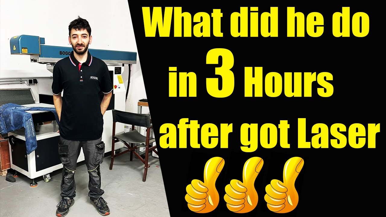 BOGONG Laser Machine Arrived ! What he done in 3 hours by 3D dynamic