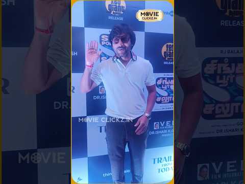 RJ Balaji Mass Entry at Singapore Saloon Trailer Launch