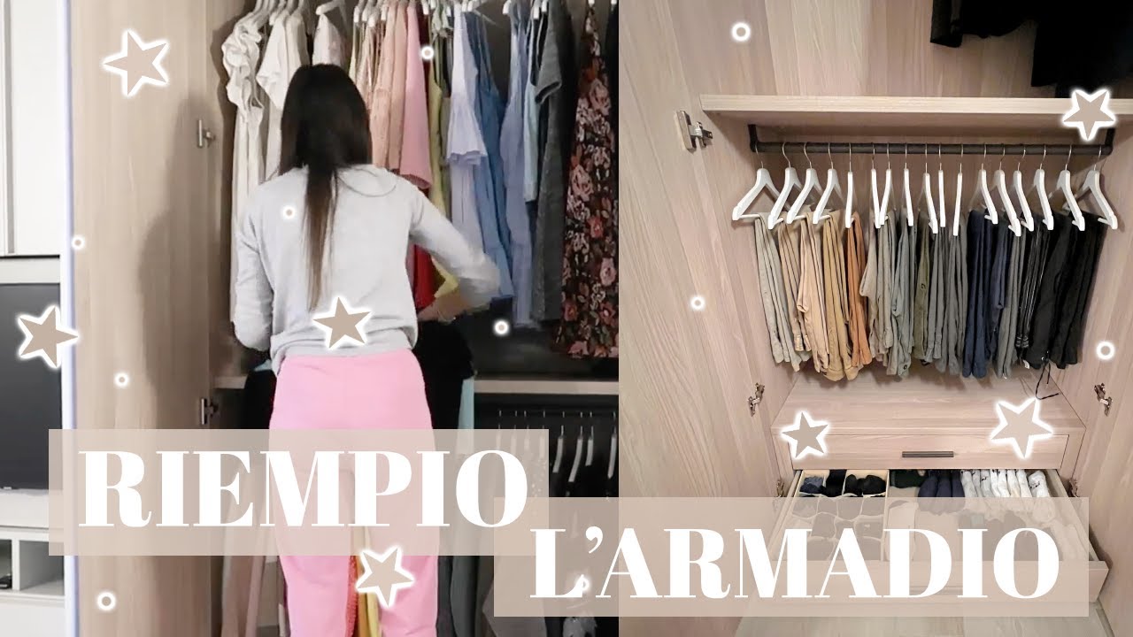 Sistemo l'armadio & la cabina armadio + decluttering  - VLOG
