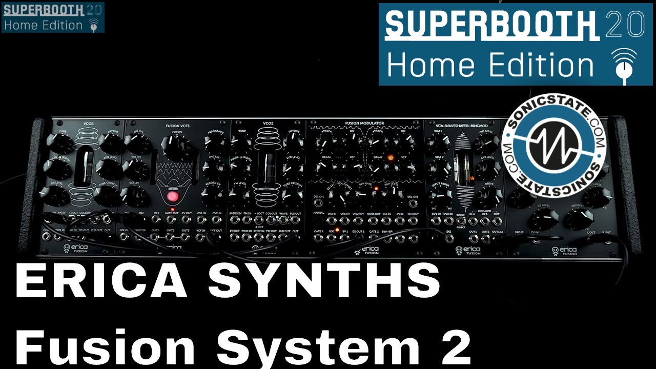 Superbooth 20HE: Erica Synths Fusion System 2 - YouTube