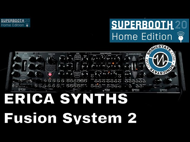 Superbooth 20HE: Erica Synths Fusion System 2 - YouTube